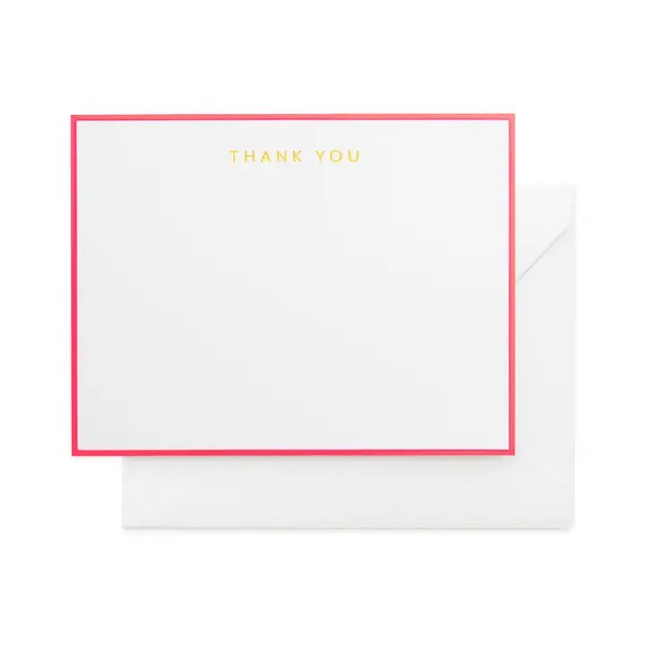 Neon Thank You Card - Boxed Set