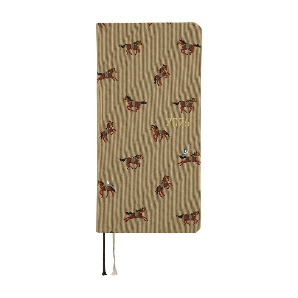 Hobonichi Weeks - Bow &amp; Tie: Galloping Horses (order Aug 31st 7 pm PT)