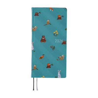 Hobonichi Weeks MEGA 2026 - Bow &amp; Tie: In the Forest