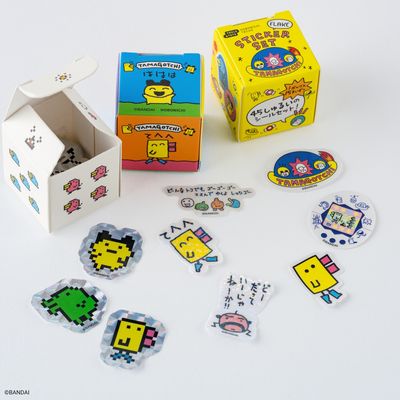 Hobonichi Flake Stickers - Tamagotchi - Set of 3 boxes (order Aug 31st 7 pm PT)