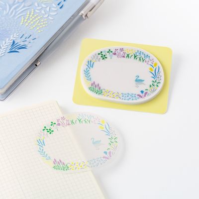 Hobonichi See-Through Sticky Notes - Yuri Sanae: Forest Lake