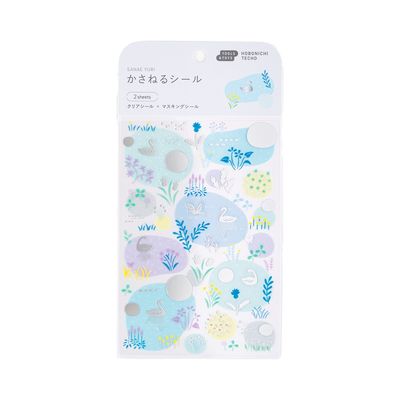 Hobonichi Layering Stickers - Yuri Sanae: Forest Lake (order Aug 31st 7 pm PT)