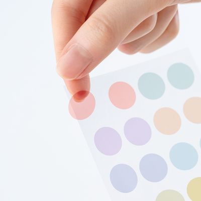 Hobonichi Transparent Dot Stickers - TSUKI no IRO - 15 mm