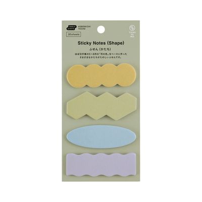 Hobonichi Sticky Notes - TSUKI no IRO: Shape (order Aug 31st 7 pm PT)
