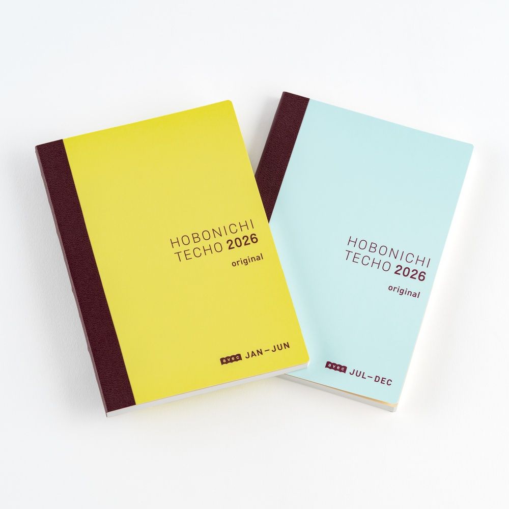 Hobonichi Original AVEC 2026 Books - Japanese edition - A6 (order Aug 31st 7 pm PT)
