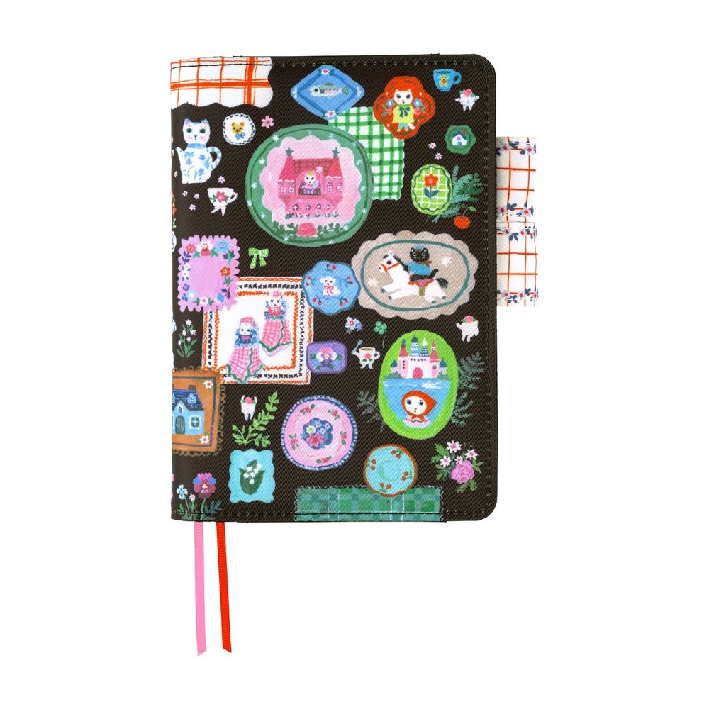 Hobonichi Techo A6 Book &amp; Cover Yumi Kitagishi: White Cat&#39;s Table Decorations