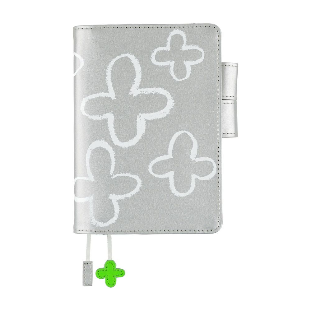 Hobonichi Book &amp; Cover - Makoto Matsubayashi: Silver Flowers - A6 (order Aug 31st 7 pm PT)