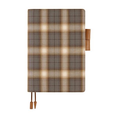 Hobonichi Cover and Book - A5 Cousin 2026 - Shirt Fabric: Foggy Plaid
