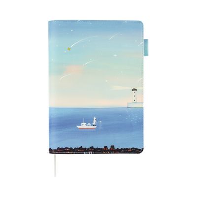 Hobonichi 5-Year Book &amp; Cover - Hiroko Kubota: The Sea’s Dream at Dawn - A5 (order Aug 31st 7 pm PT)