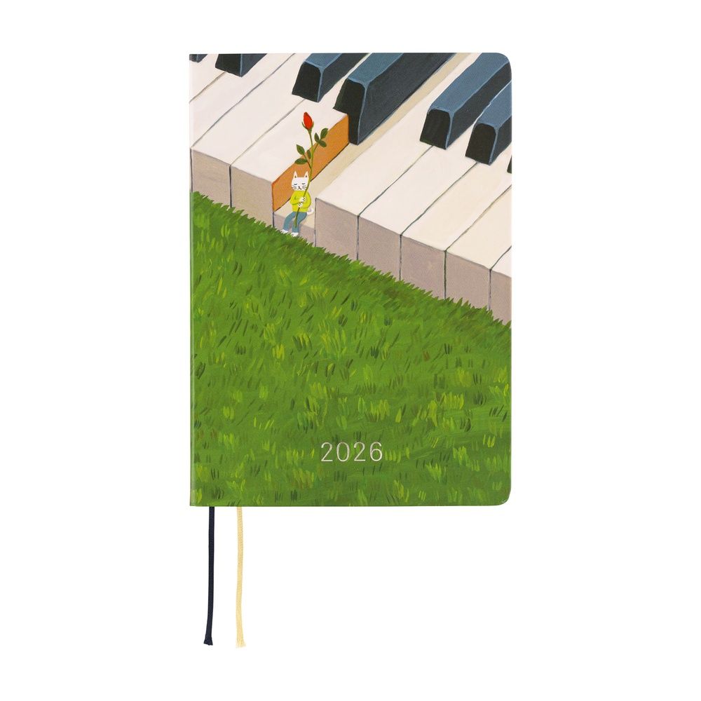 Hobonichi HON - Hiroko Kubota: Waiting on the Chord - A6 (order Aug 31st 7 pm PT)
