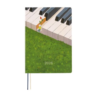 Hobonichi HON - Hiroko Kubota: Waiting on the Chord - A5 (order Aug 31st 7 pm PT)