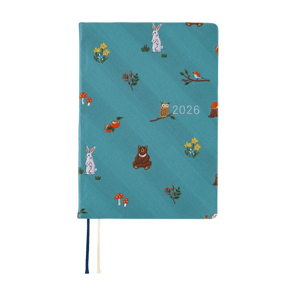 Hobonichi HON - Bow &amp; Tie: In the Forest - A6 (order Aug 31st 7 pm PT)