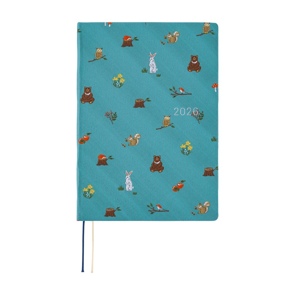 Hobonichi HON - Bow &amp; Tie: In the Forest - A5 (order Aug 31st 7 pm PT)