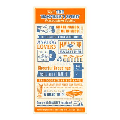 TRAVELER’S COMPANY – Diary 2026 – Plastic Sheet (Regular Size)