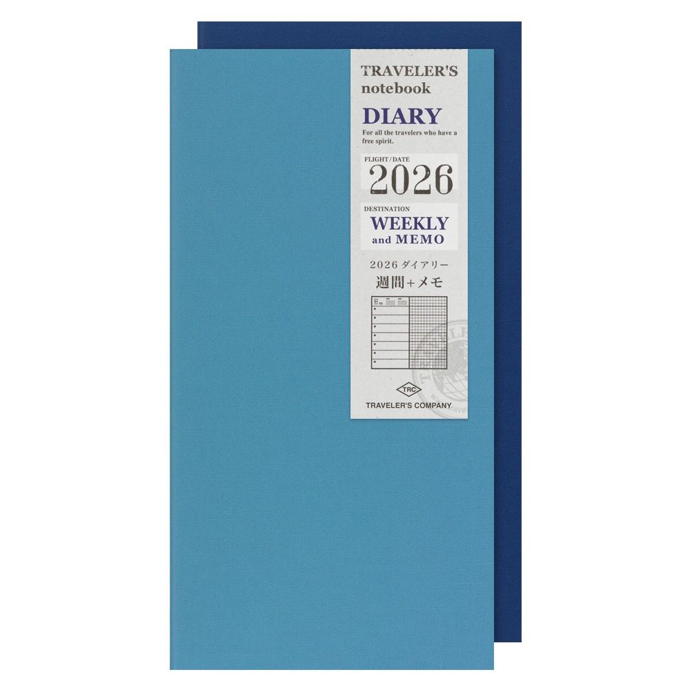 TRAVELER&#39;S notebook Diary 2026 Refill Weekly + Memo