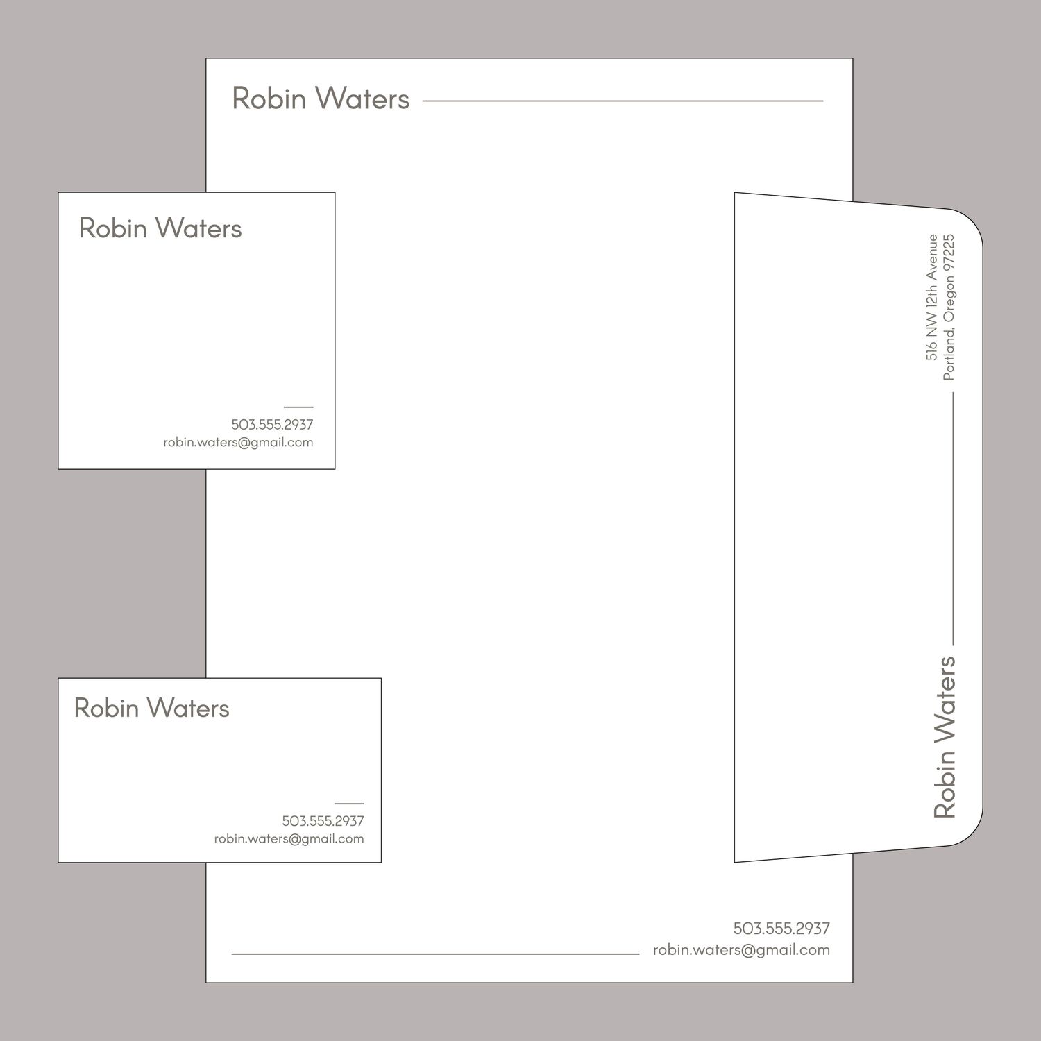 Business Card Align