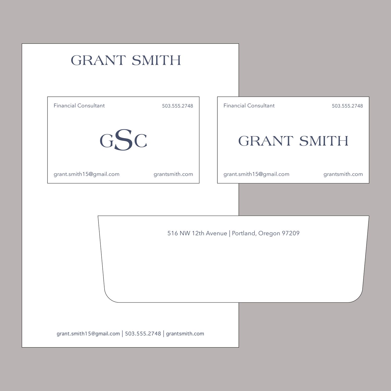 Corners Business Card