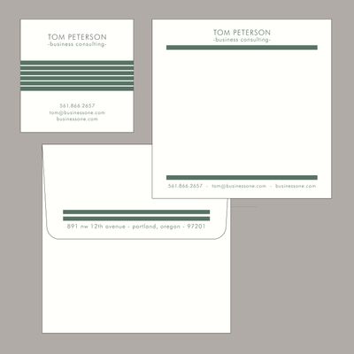 Stacked Business Card