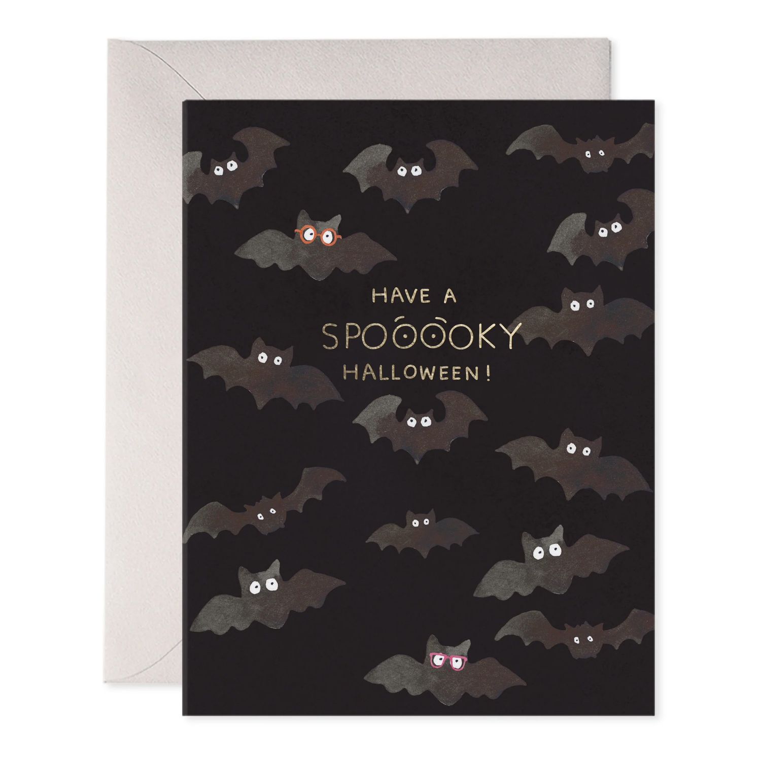Spooky Bats Halloween Card