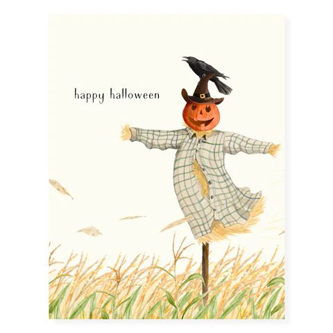 Scarecrow Halloween Card
