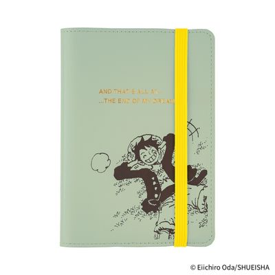 Hobonichi A6 Book &amp; Cover - English - ONE PIECE magazine: End of Luffy’s Dream (Mint Green)