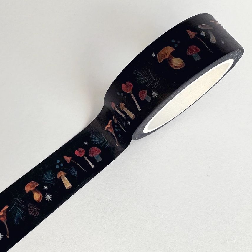 Mushrooms in Autumn Washi Tape