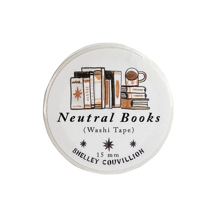 Neutral Books Washi Tape