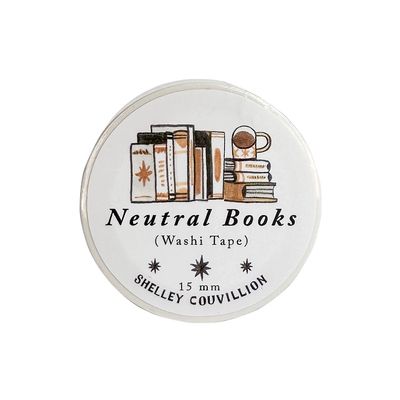 Neutral Books Washi Tape