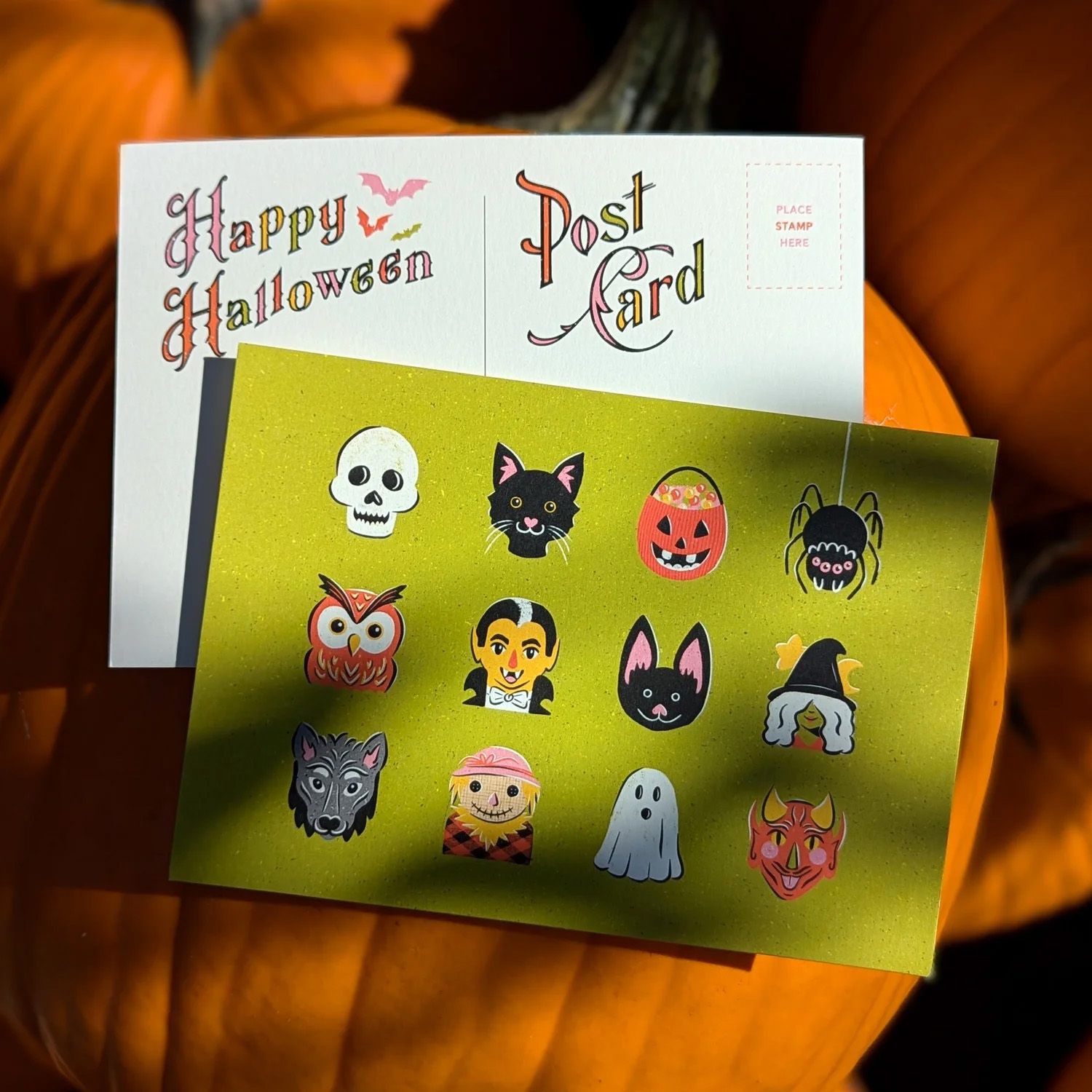 Happy Halloween Postcard