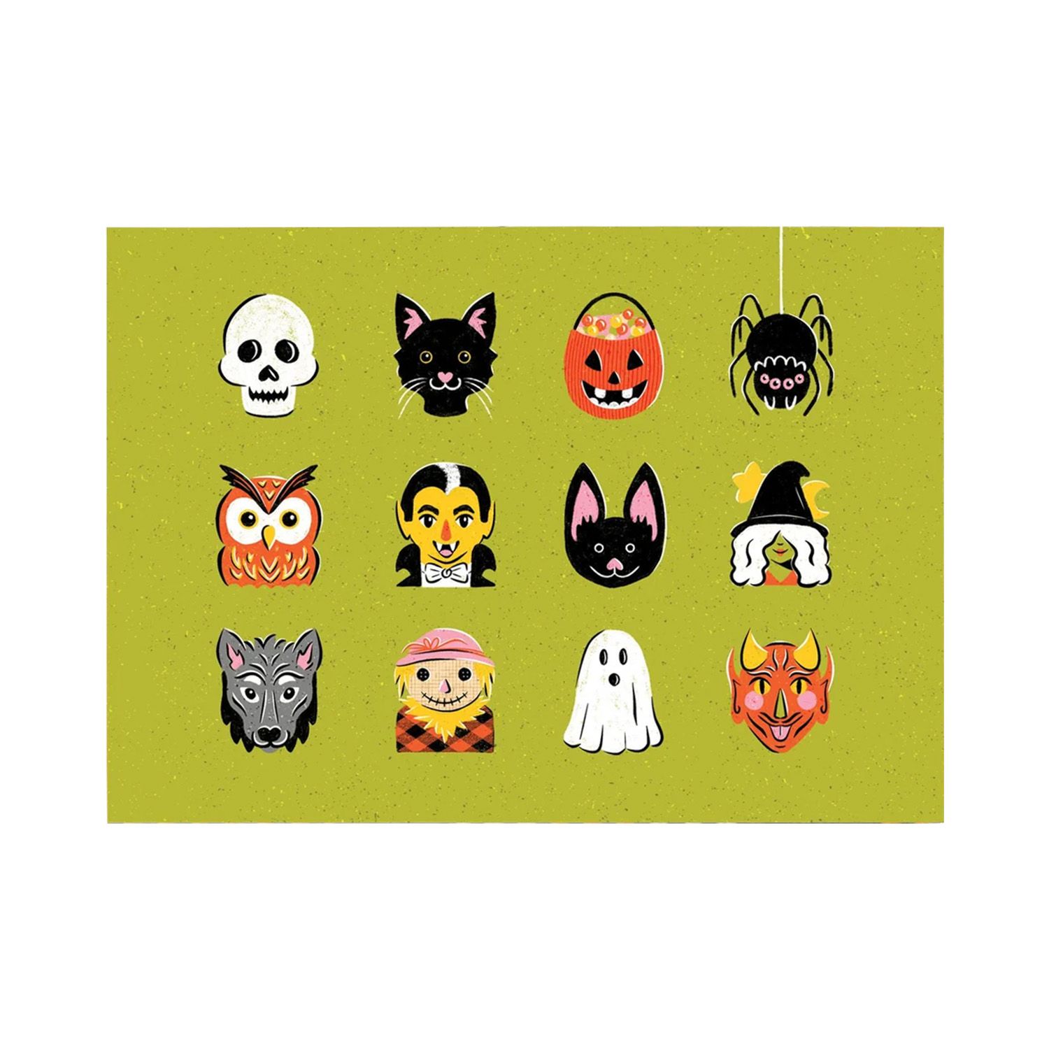 Happy Halloween Postcard