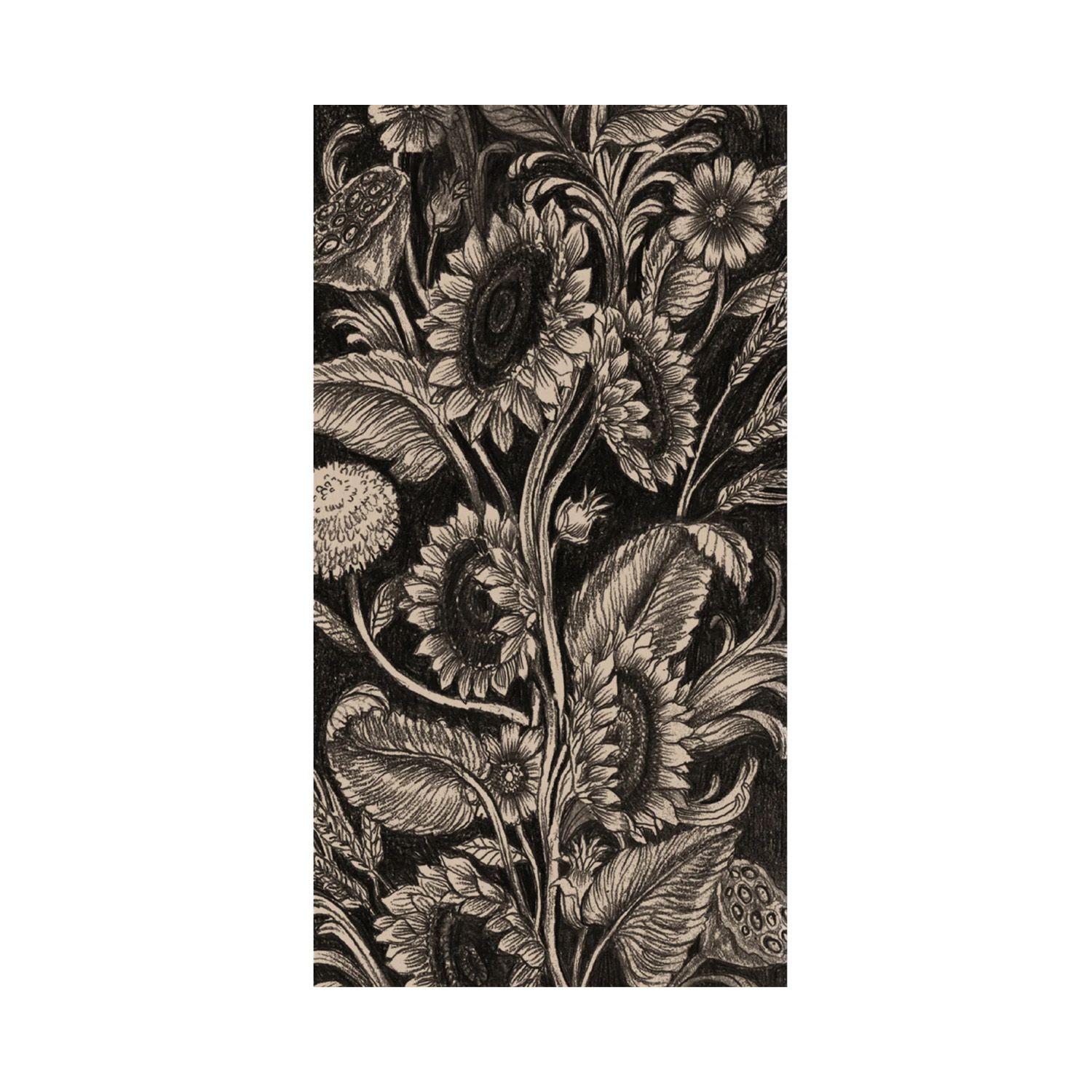 Vintage Sunflower Guest Napkin