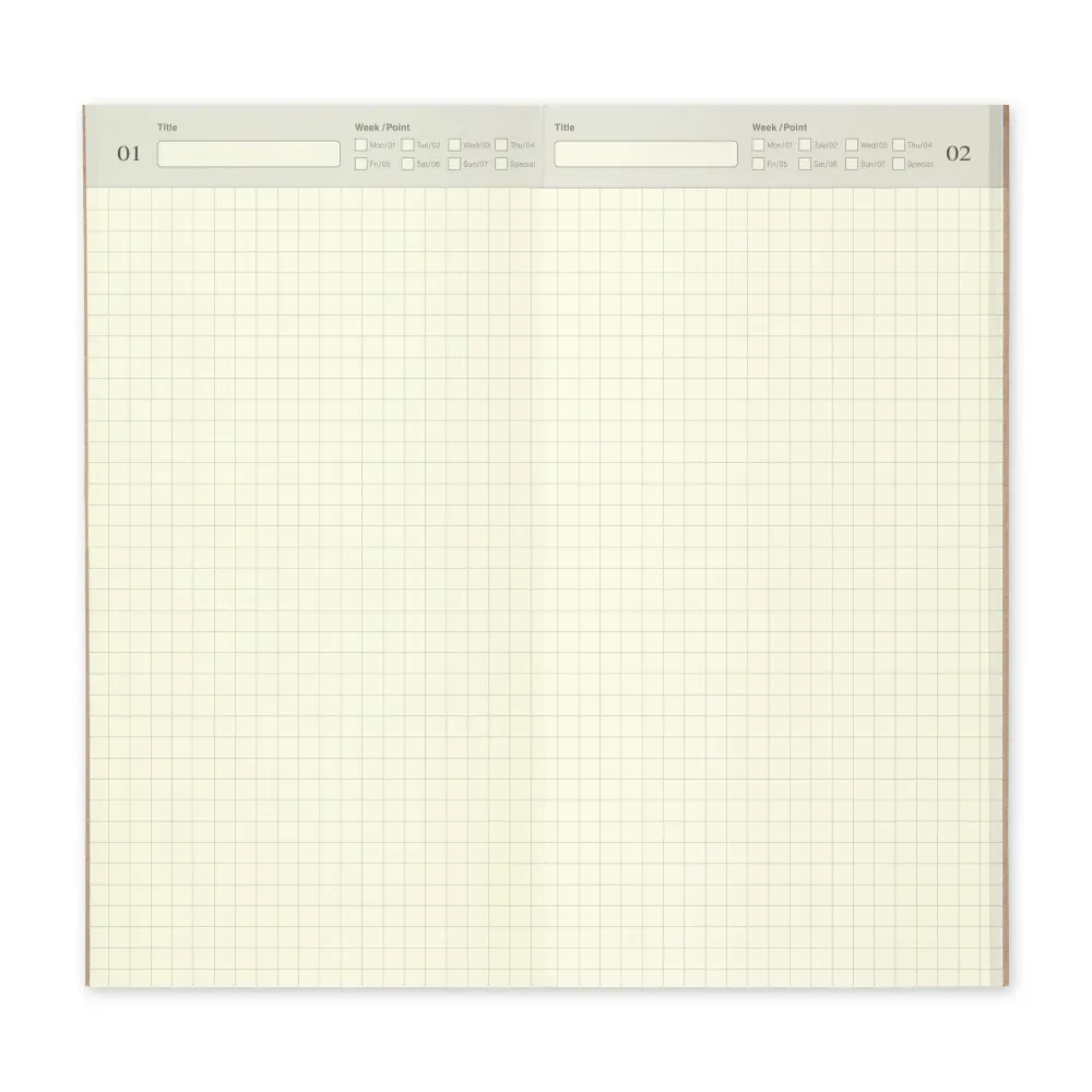TRAVELER’S COMPANY – Refill 005 – Free Diary (Daily, Regular Size)
