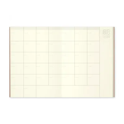 TRAVELER’S COMPANY – Refill 006 – Free Diary (Monthly, Passport Size)