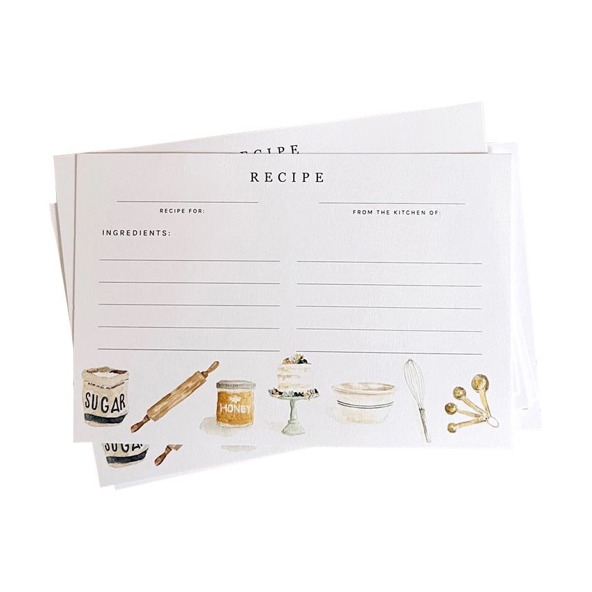 Emily Lex Baking Recipe Cards