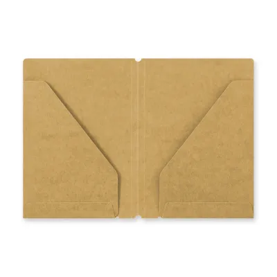 TRAVELER’S COMPANY – Refill 010 – Kraft Paper Folder (Passport Size)