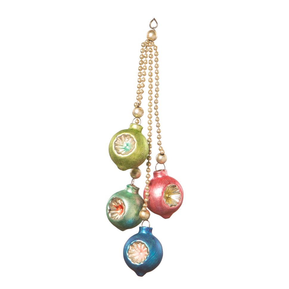 Colorful Bauble Dangle Ornament