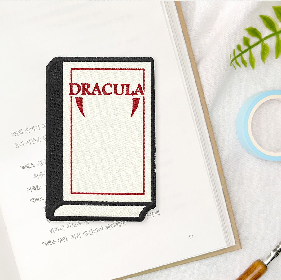 Wearingeul Embroidered Bookmark - Dracula
