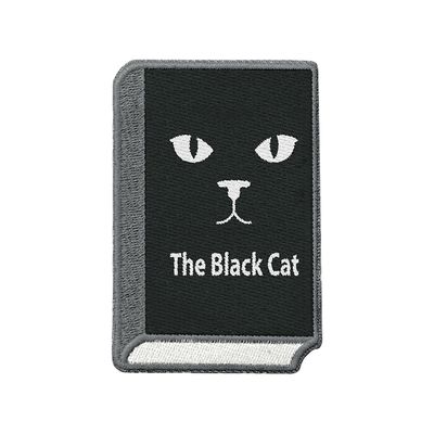 Wearingeul Embroidered Bookmark - The Black Cat