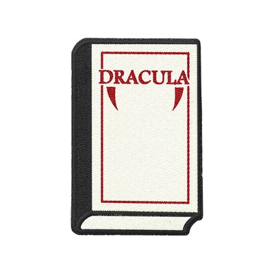 Wearingeul Embroidered Bookmark - Dracula