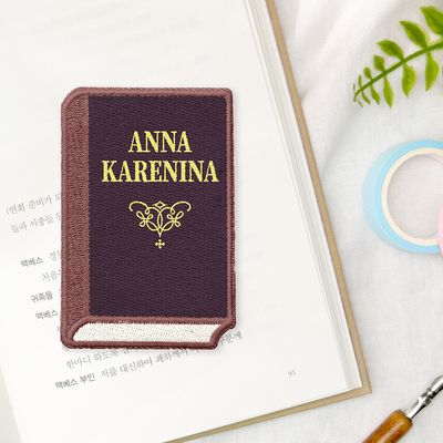 Wearingeul Embroidered Bookmark - Anna Karenina