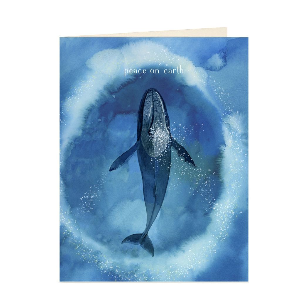 Whale Peace on Earth Card