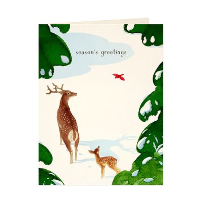 Woodland Neighbors Card