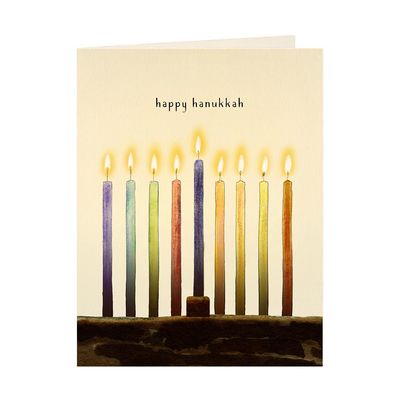 Hanukkah Candles Card