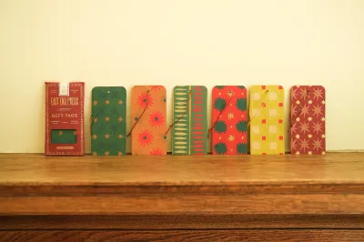 East End Press - Assorted Recycled Paper Christmas Gift Tags