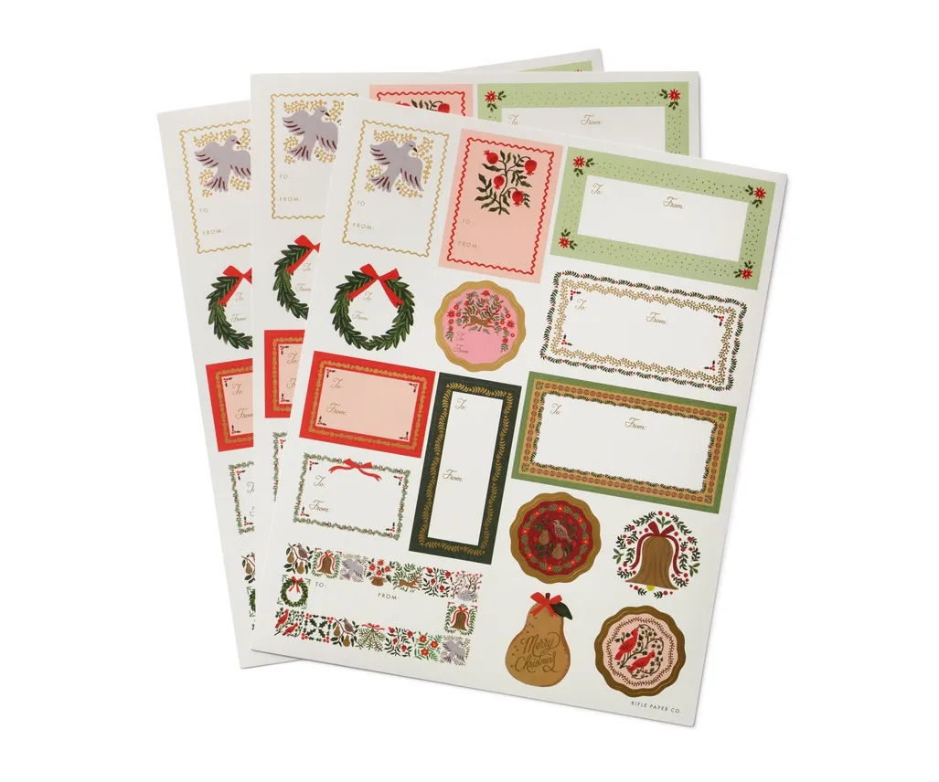 Rifle Paper Co. - Christmastide Stickers &amp; Labels