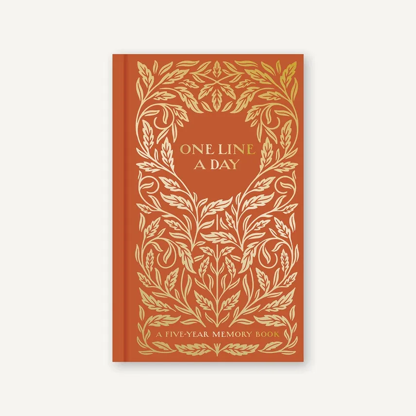 One Line a Day Five-Year Memory Book - Gilded
