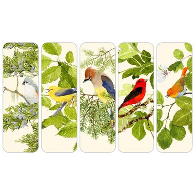 Birdsong Bookmarks - Set of 5