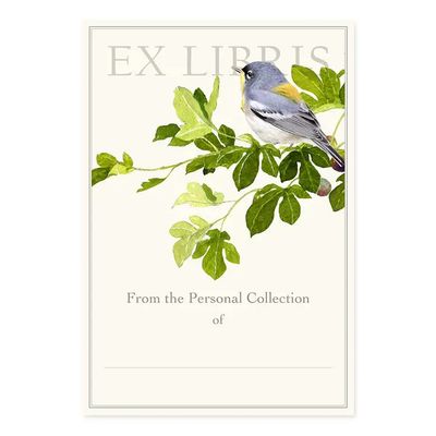 Northern Parula Large Bookplates - Set of 5