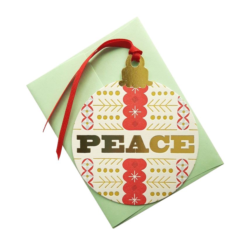 Peace Ornament Notecard