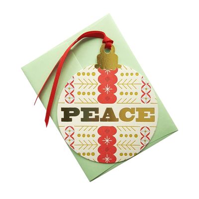 Peace Ornament Notecard